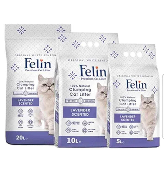 Felin Clumping Cat Litter Lavender Scented - BlondiePaws