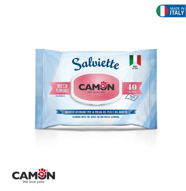 CAMON WIPES - BREZZA FLOREALE 40 PCS - BlondiePaws