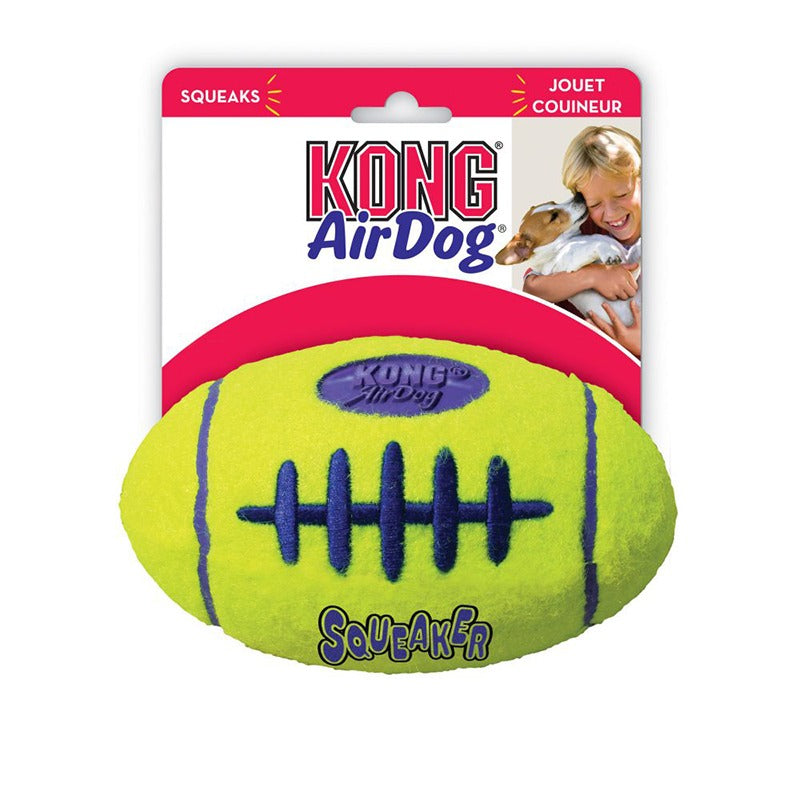 KONG Airdog® SQUEAKER FOOTBALL - BlondiePaws