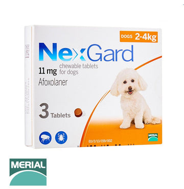 NEXGARD - TABLET 2-4KG - BlondiePaws